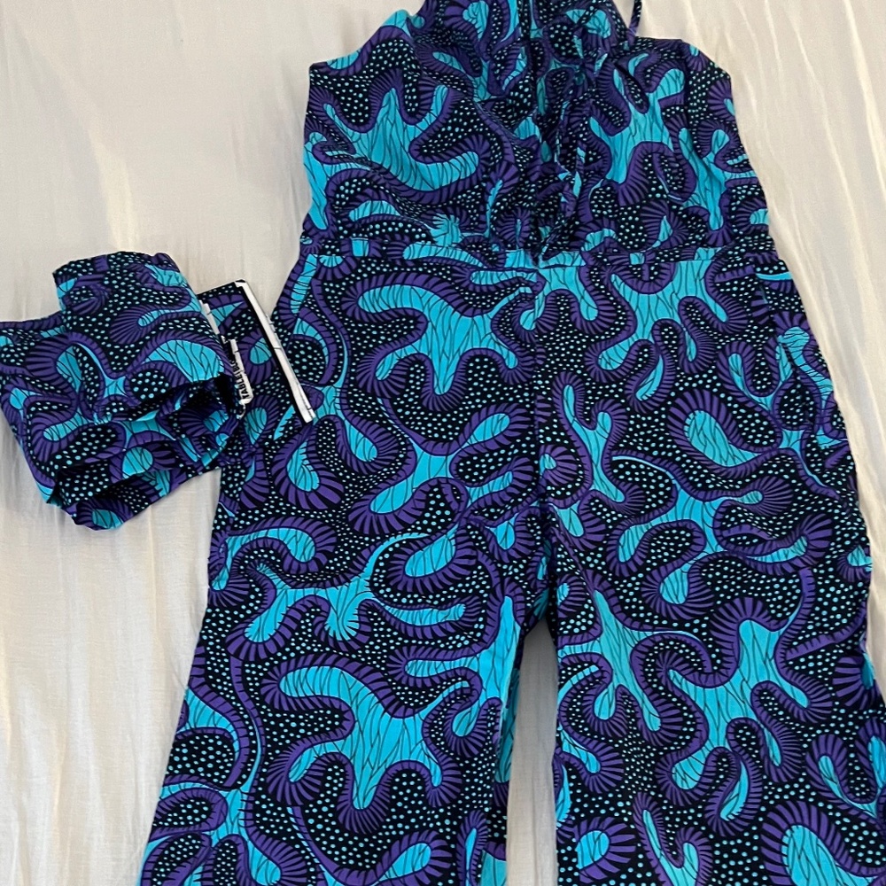 Vibrant Ocean Wave Jumpsuit (new)